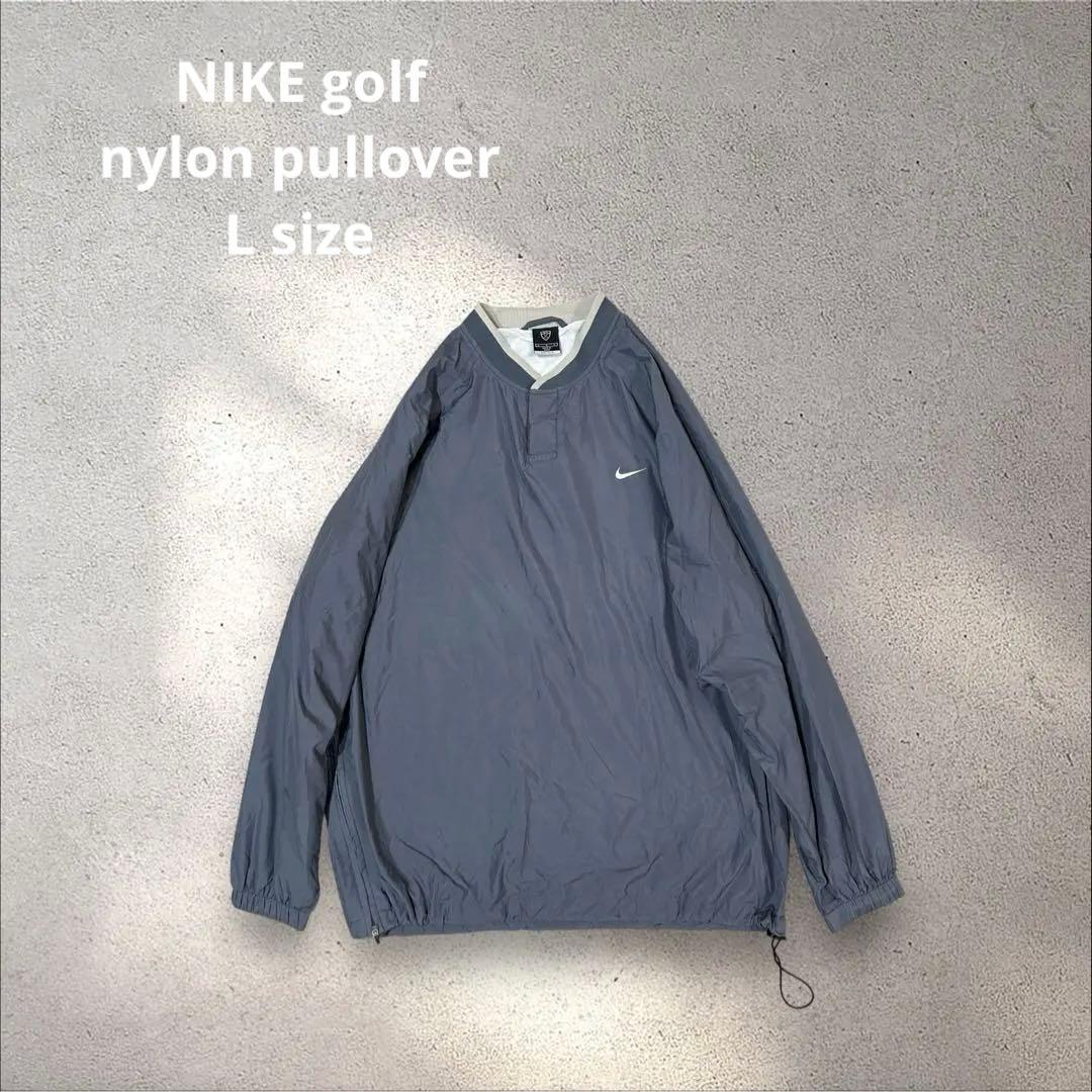 Nike golf ナイロンプルオーバー　ピステ　古着　ヴィンテージ