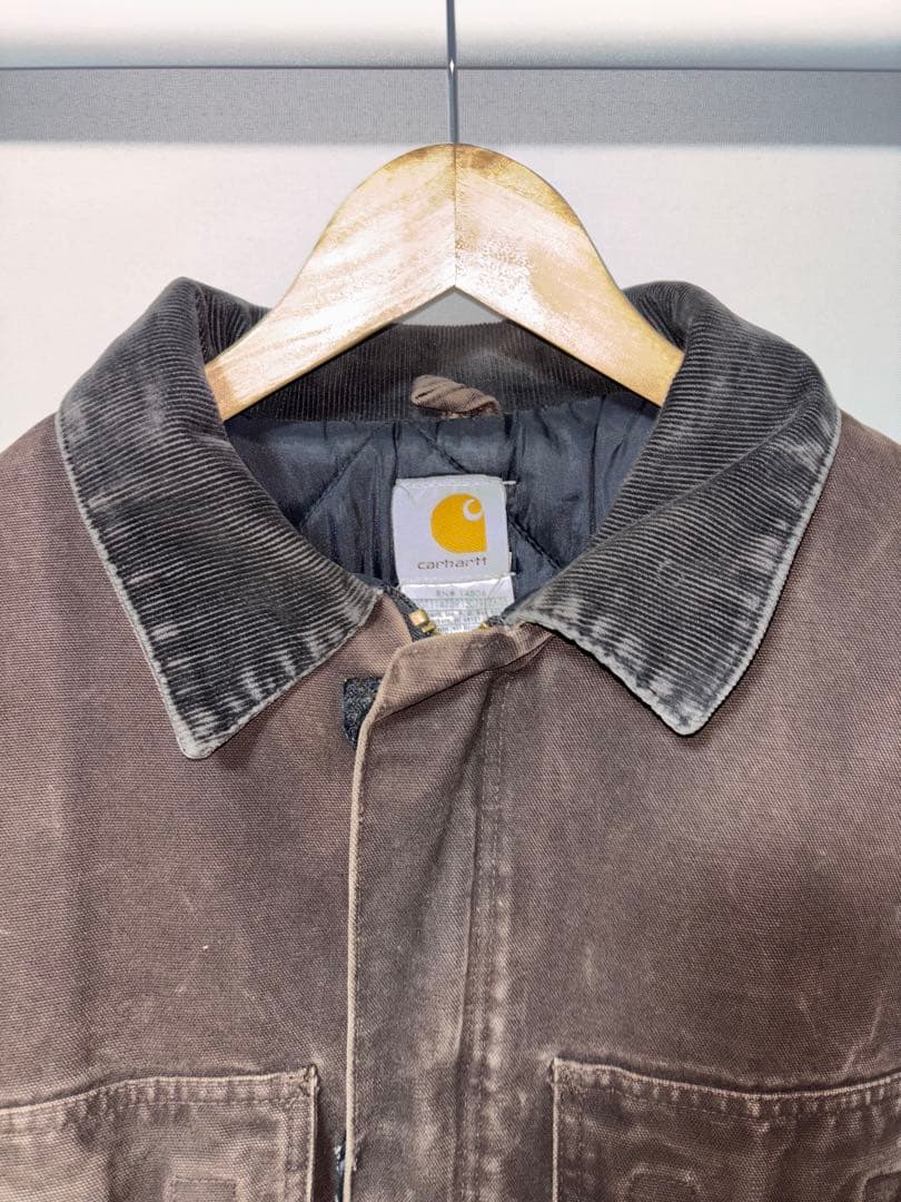 最終値下げCarhartt カーハート デトロイトジャケットブラウンサイズXL