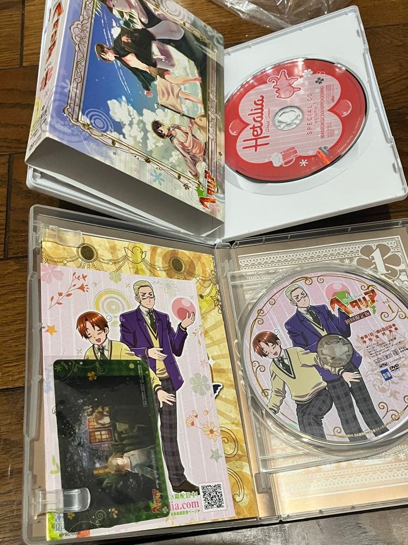 ヘタリア アニメDVD アニメイト限定版 セット まとめ 特典　14本