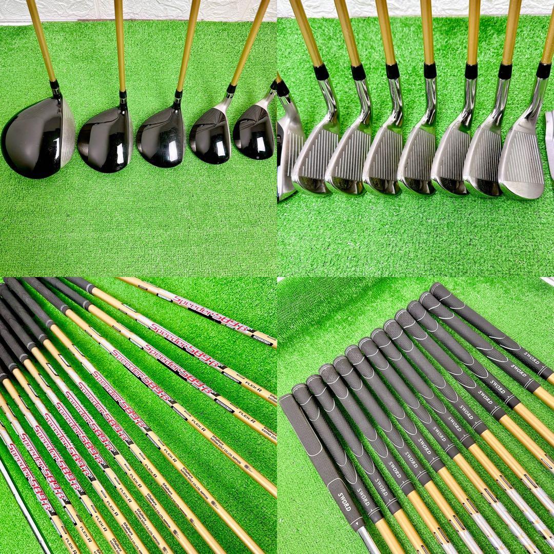 【高級ブランド】カタナゴルフ SWORD ATC589 メンズ 13本フルセット