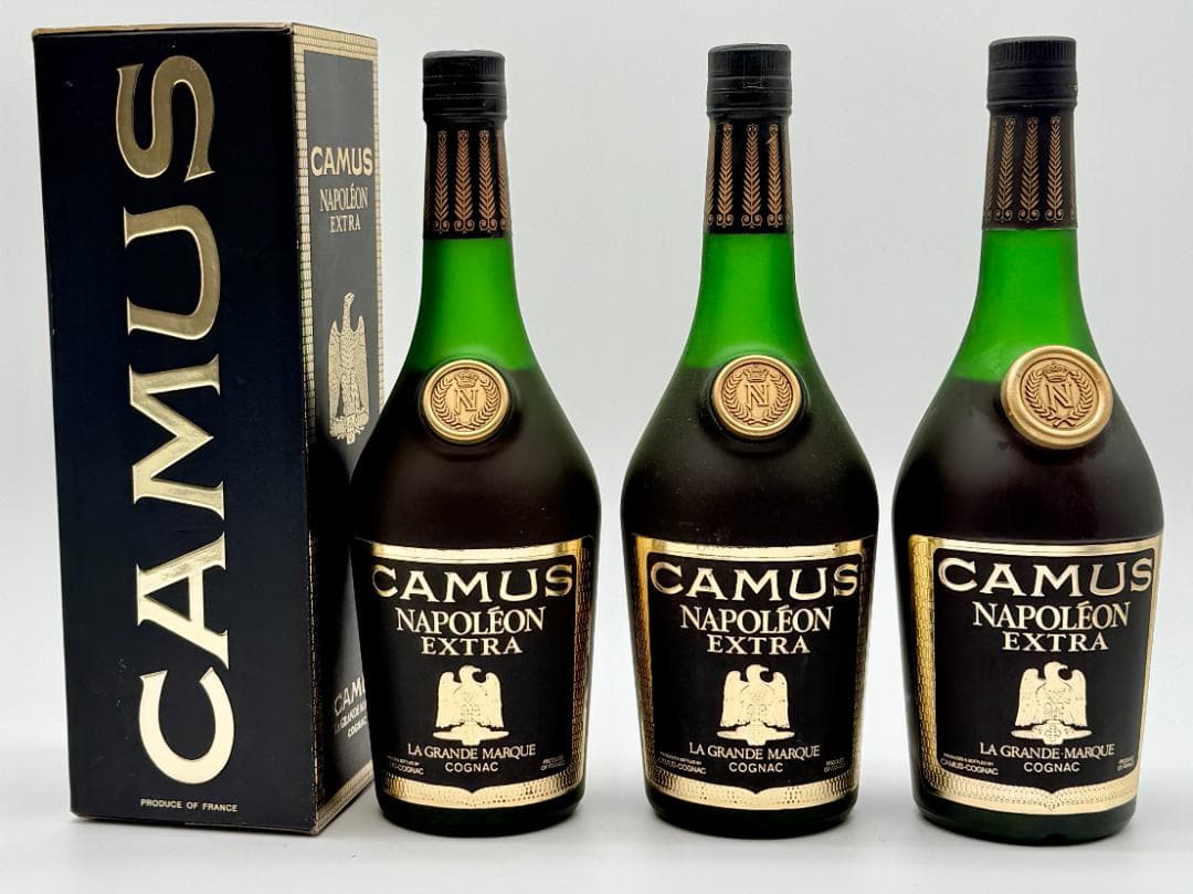 CAMUS NAPOLÉON EXTRA 3本セット　全て箱付