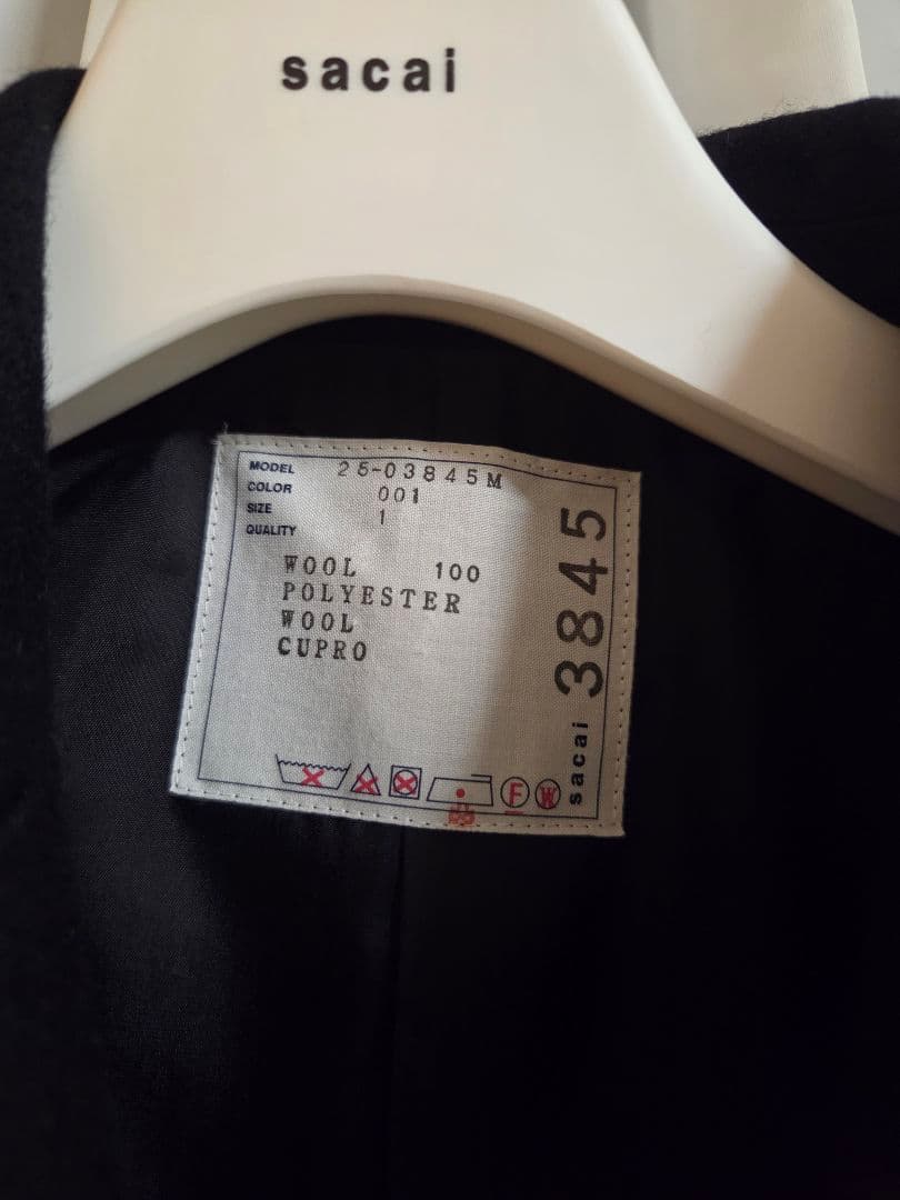 ま*ご様 今夜が買い時sacai 25AW Wool melton JKT si