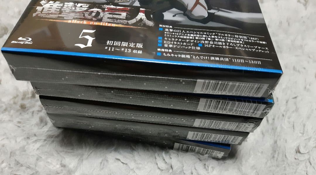 進撃の巨人　初回限定版　season1 Blu-ray　全巻　セット