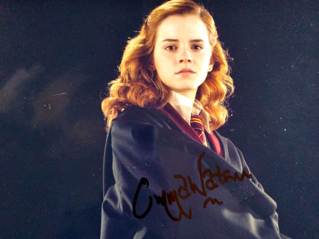 セール中…エマ・ワトソン直筆サイン入り超 大型写真…Emma Watson …⑧
