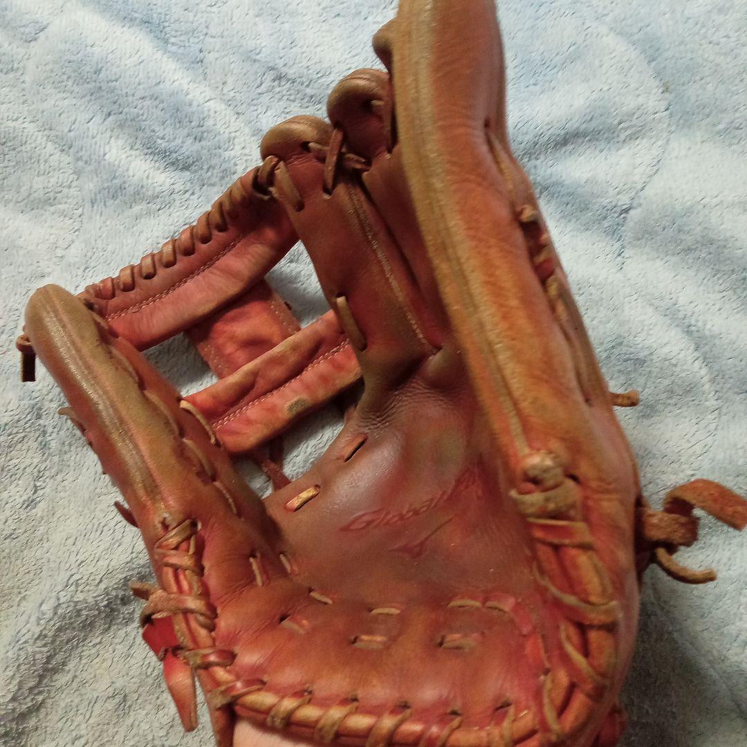 Mizuno オレンジ 野球グローブ