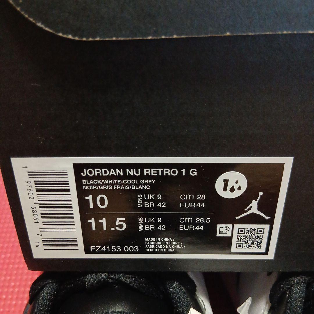 今だけ値下ナイキゴルフ NIKE JORDAN NU RETRO 1G 28cm