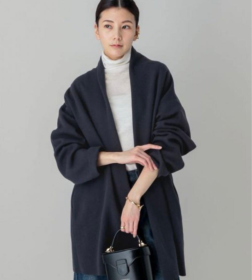 Curensorogy （定価2.6万）ニットショートガウン 日本製 カーデ