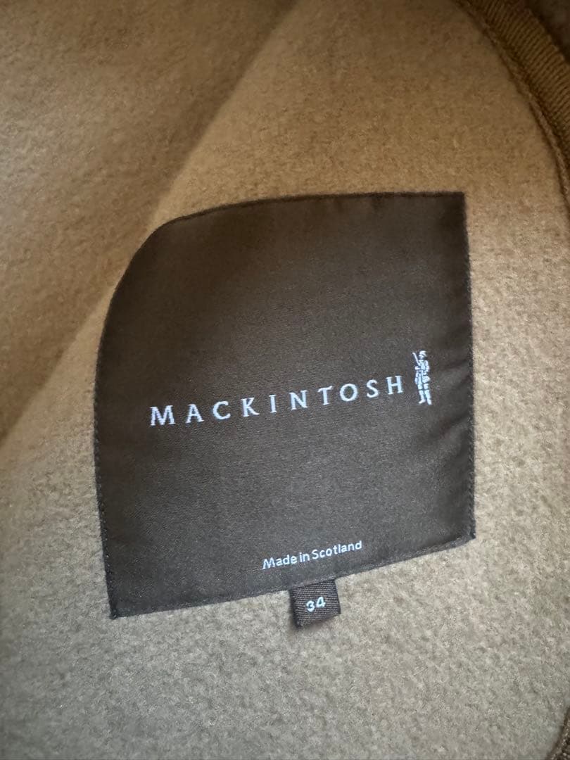 マッキントッシュ　MACKINTOSH フード付き　ベージュポンチョ