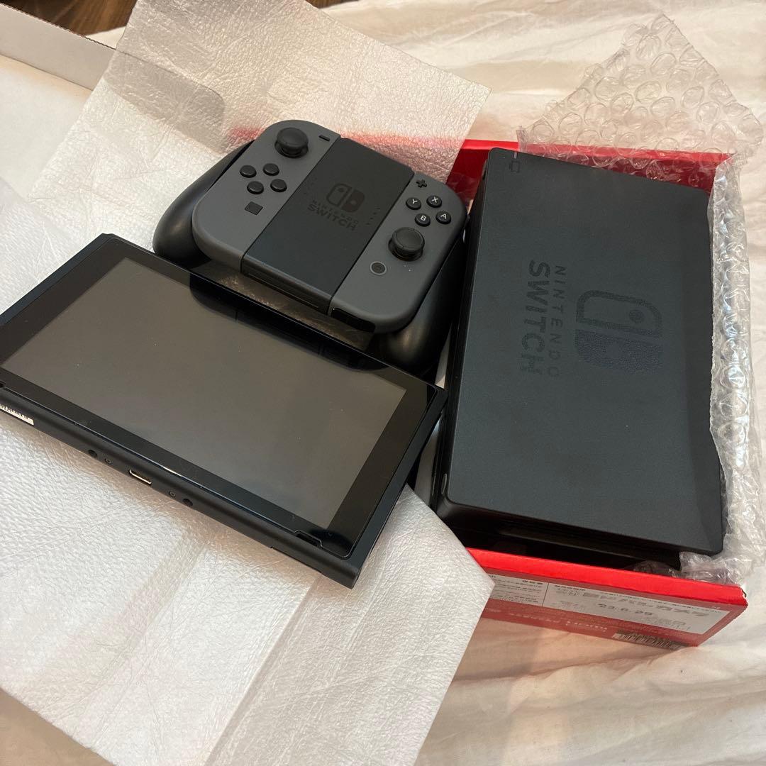 Nintendo Switch Joy-Con L R グレー 新品同様美品