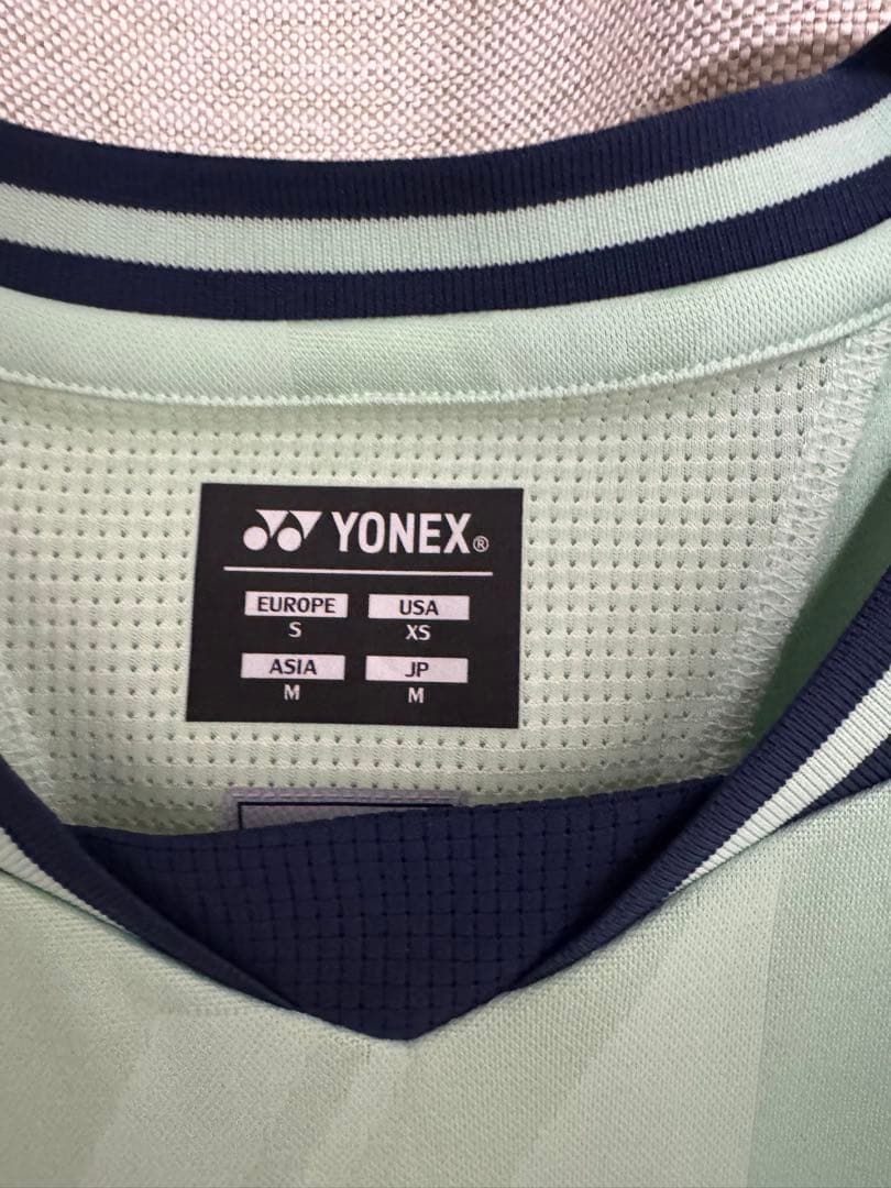 YONEX　ヨネックス　ユニゲームシャツ　Mサイズ　ペパーミント