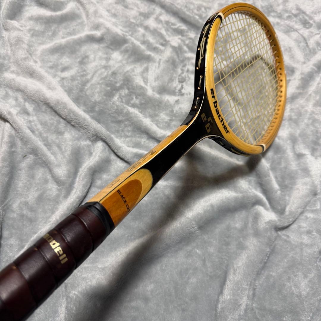 Erbacher BLACK CAT 木製ラケット L4 美品 ヴィンテージ