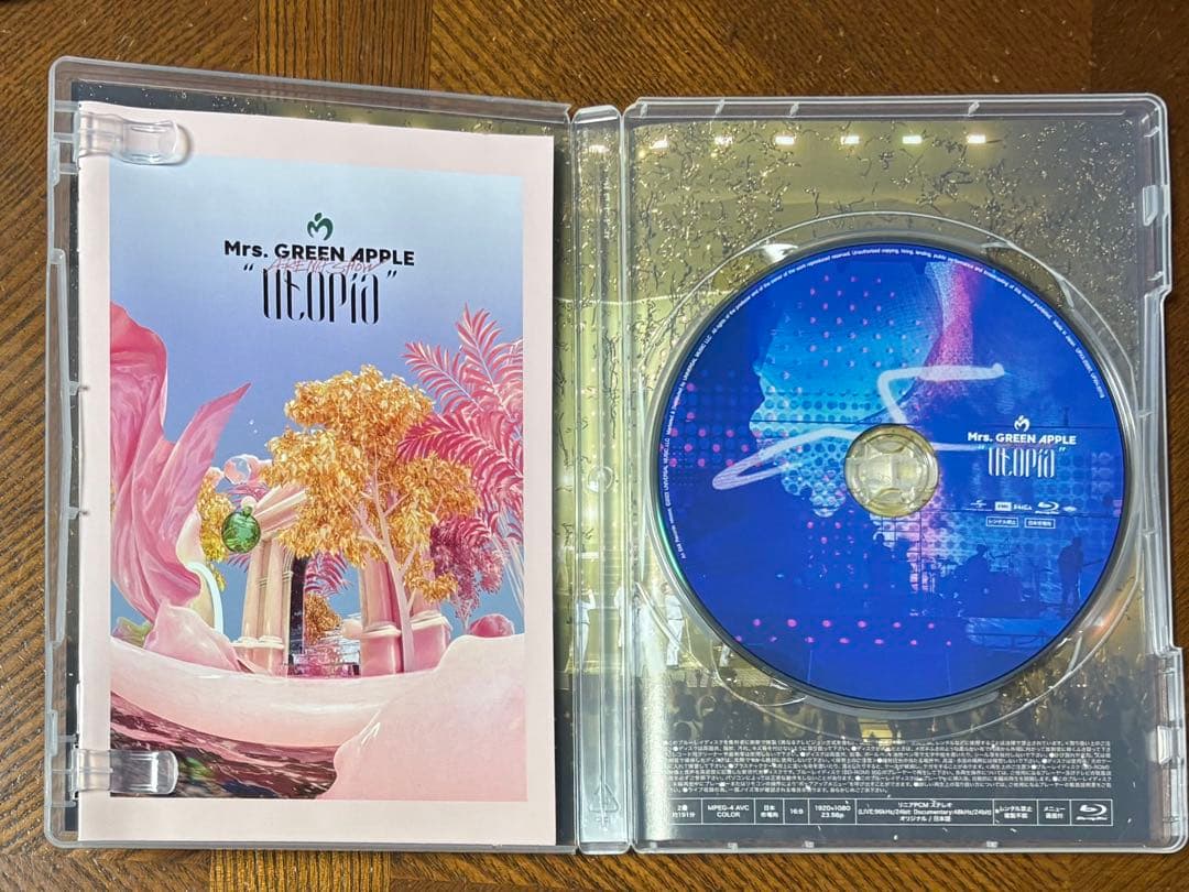 Mrs.GREEN APPLE/ARENA SHOW Utopia 初回限定盤