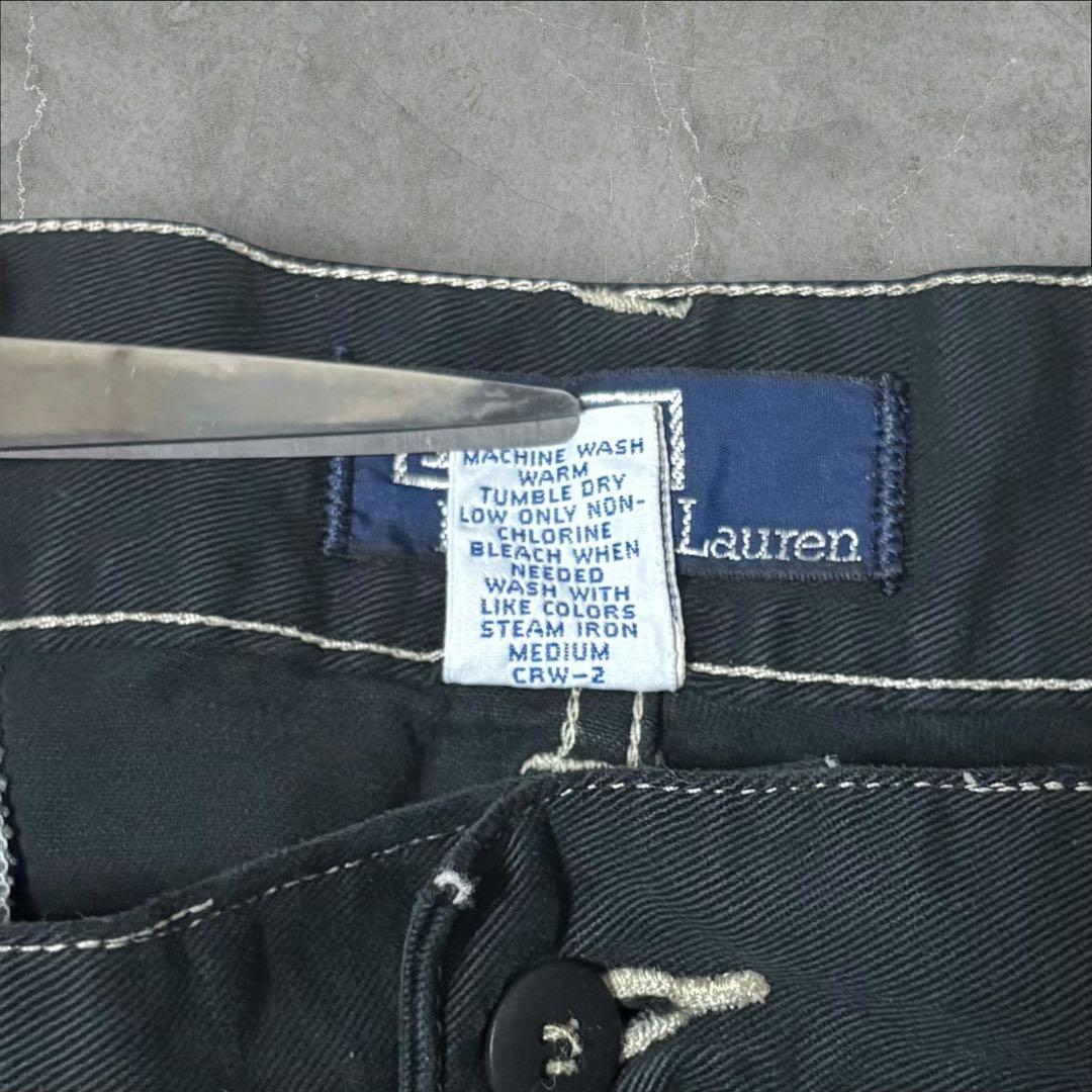 90s Polo by Ralph Lauren ブラックカーゴパンツ