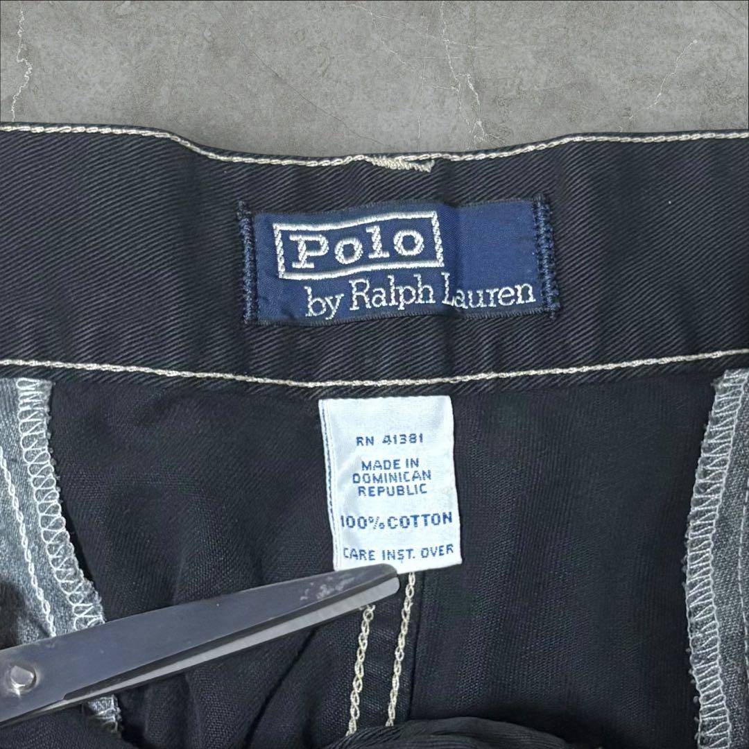 90s Polo by Ralph Lauren ブラックカーゴパンツ