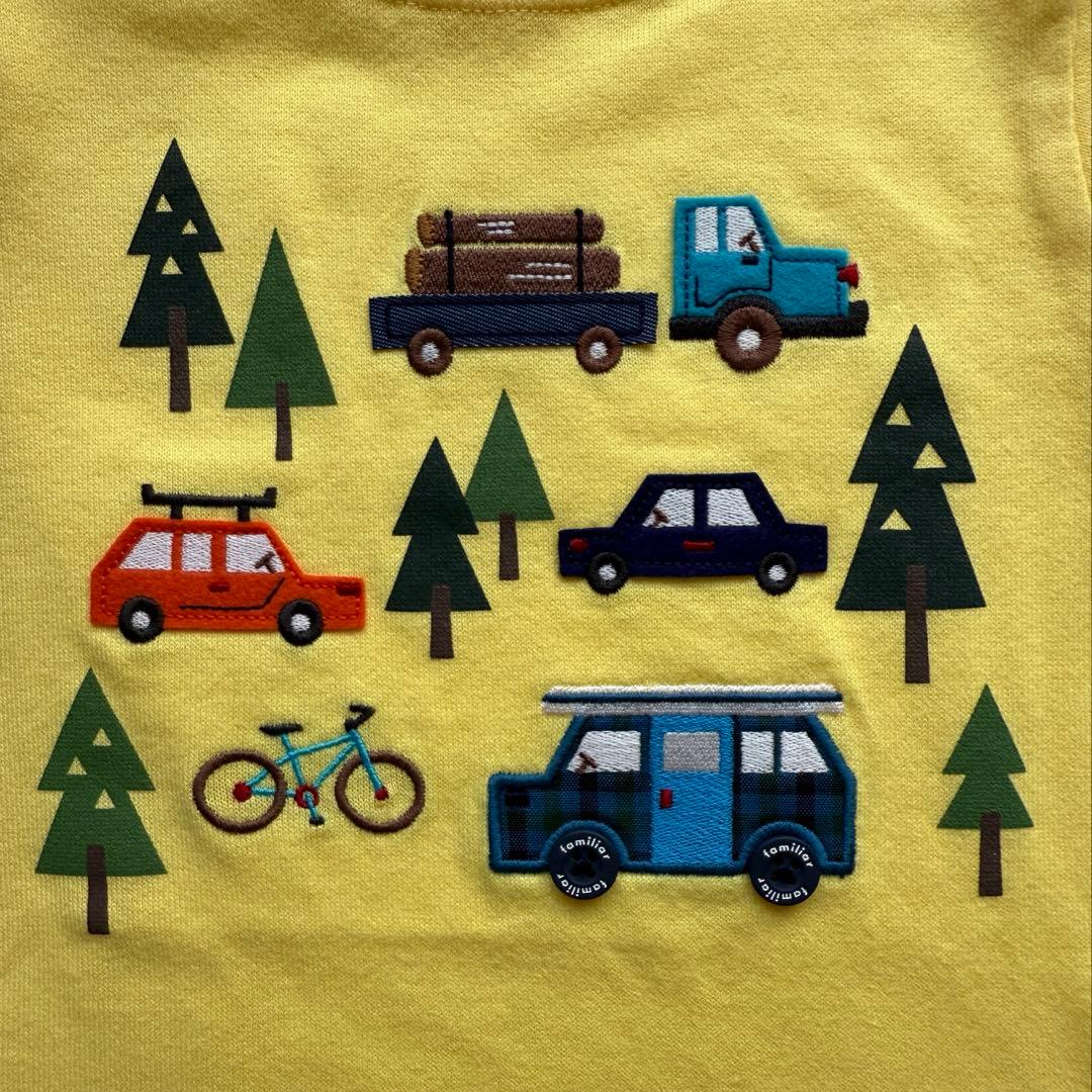 【タグ付き新品】ファミリア 長袖 Tシャツ 90