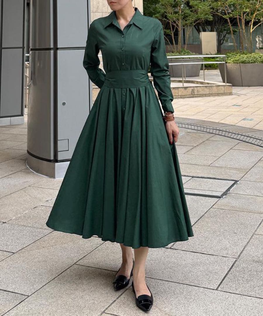 【JENNE（ジェンヌ）】美品！オードリールックエアリーワンピース　M 完売品