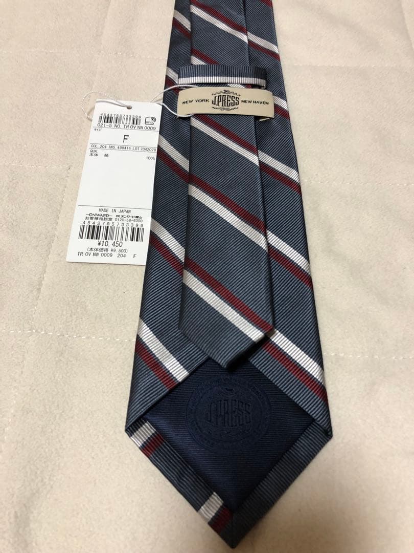 204新品J.PRESSオーセンティック レジメンタル ネクタイ￥10450日本