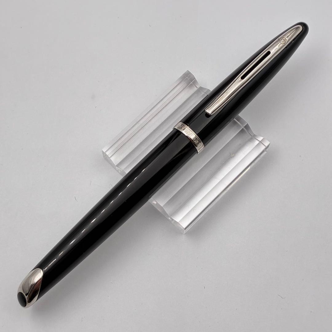 WATERMAN ウォーターマン カレン 黒 万年筆 18K 中字M