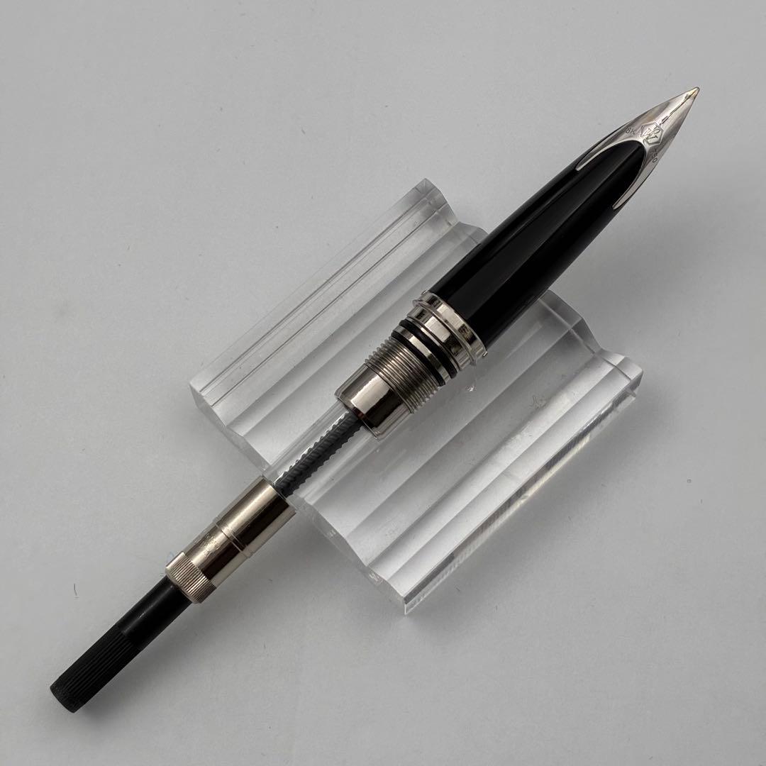 WATERMAN ウォーターマン カレン 黒 万年筆 18K 中字M