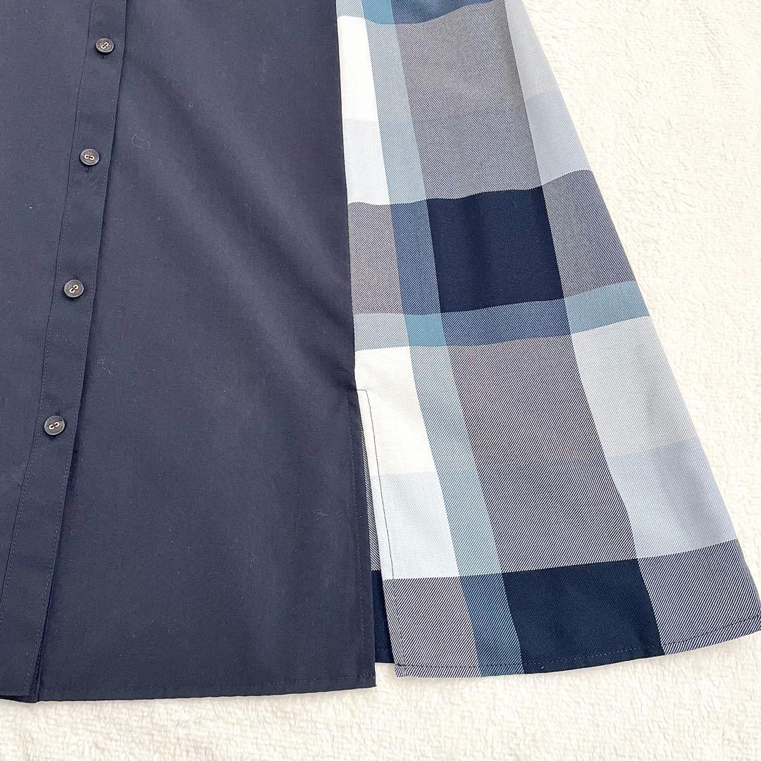 美品 BLUE LABEL CRESTBRIDGE チェック マキシ ワンピース