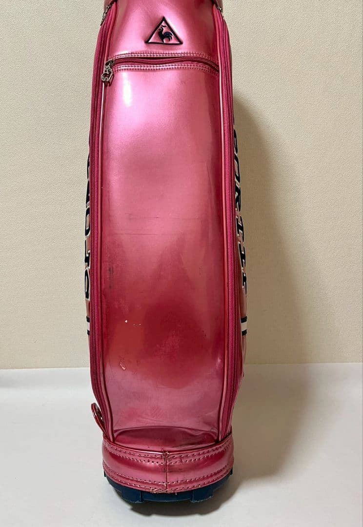 美品　ゴルフ　キャディバッグ　ルコック ピンク
