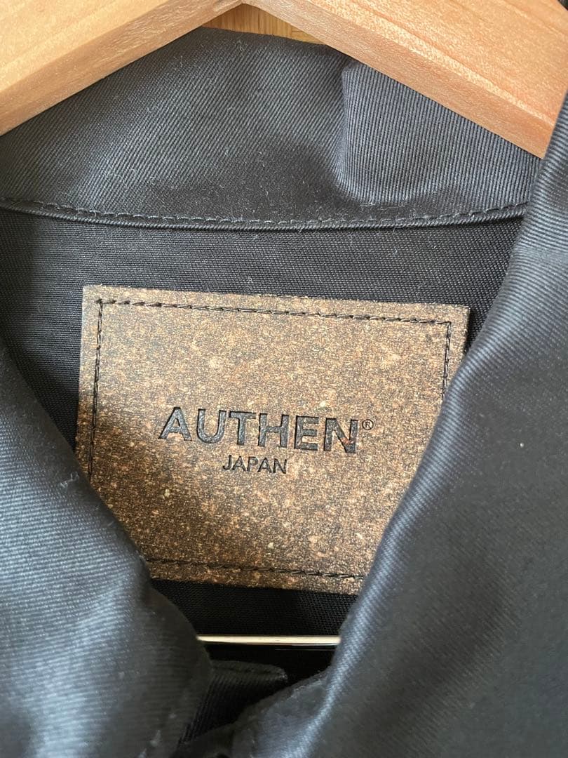 AUTHEN（オーセン）リサイクルデニムジャケット 黒 L 日本製