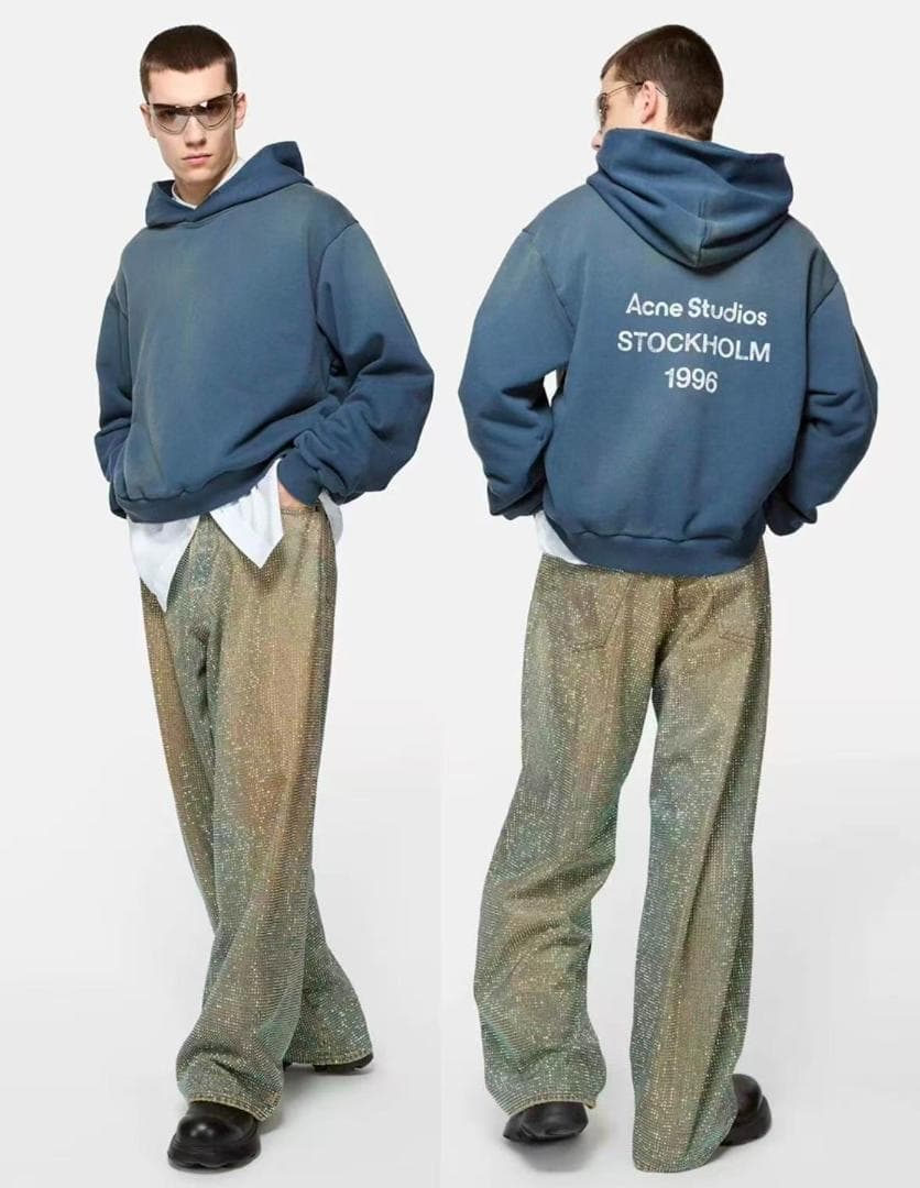 Acne Studios ダークブルーパーカー M
