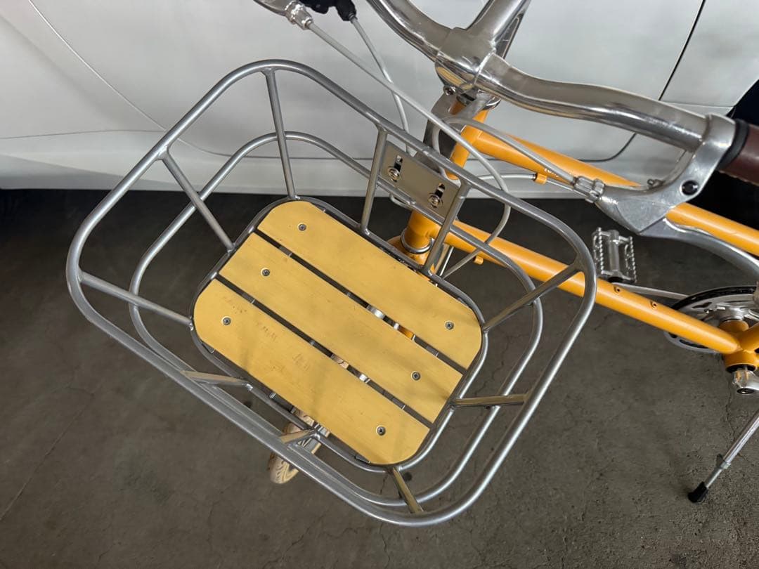Tokyobike CALIN マスタードカラー 前かご＆リアキャリア付き