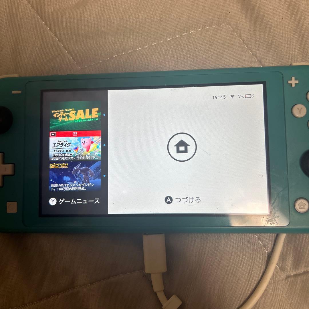 R*G様 Nintendo Switch Lite ターコイズ 本体ジャンク品