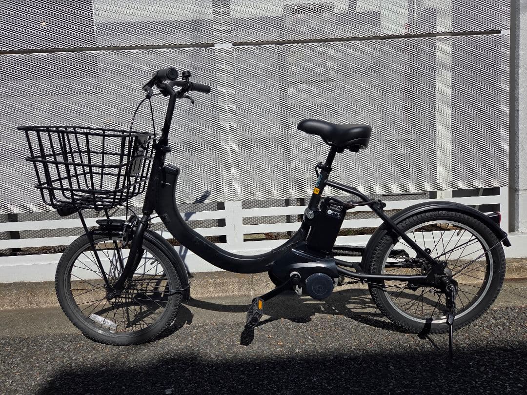 パナソニック 電動アシスト自転車 ブラック 前カゴ付き BE-ELSW013