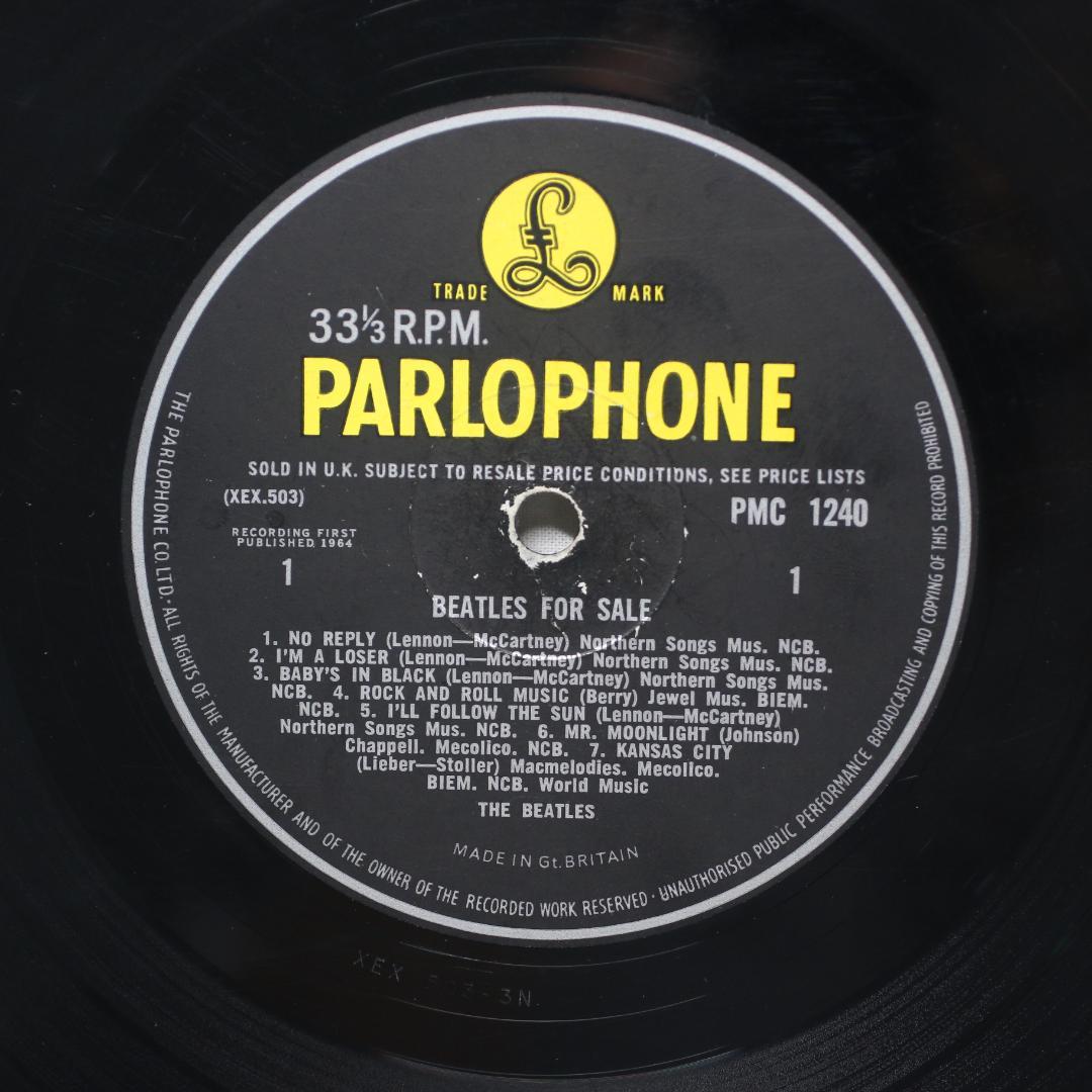英LP The Beatles For Sale UK盤 Mono 後期マト