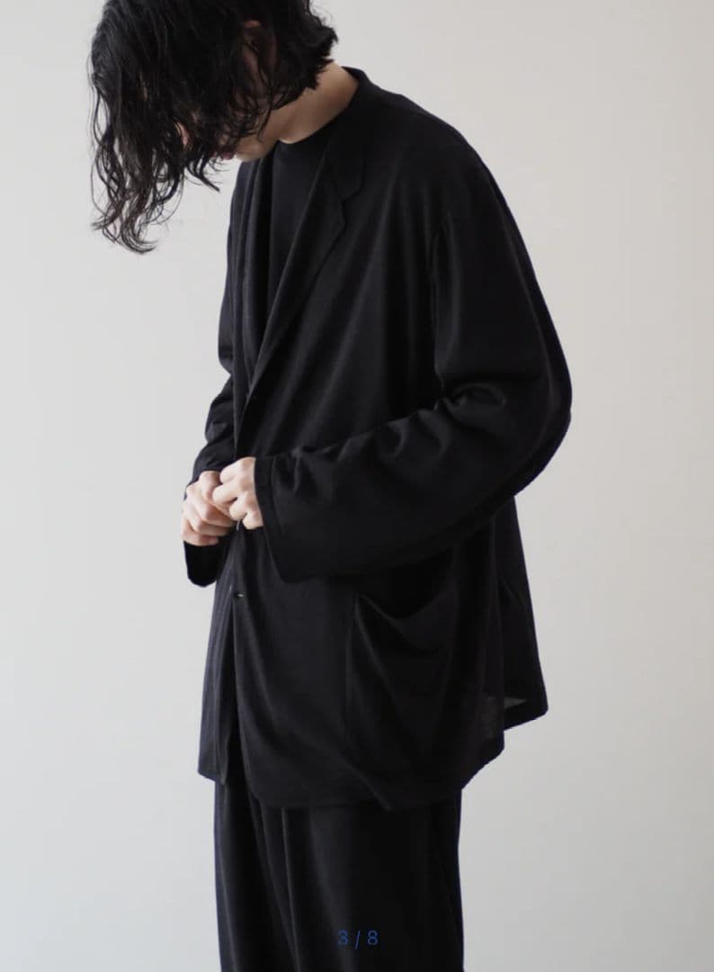 COMOLI　25SS　ウールジャケットパンツセットアップB01-05029