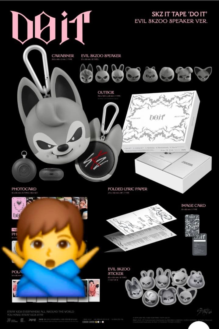 StrayKids DO IT EVIL SKZOO SPEAKER　ジニレット