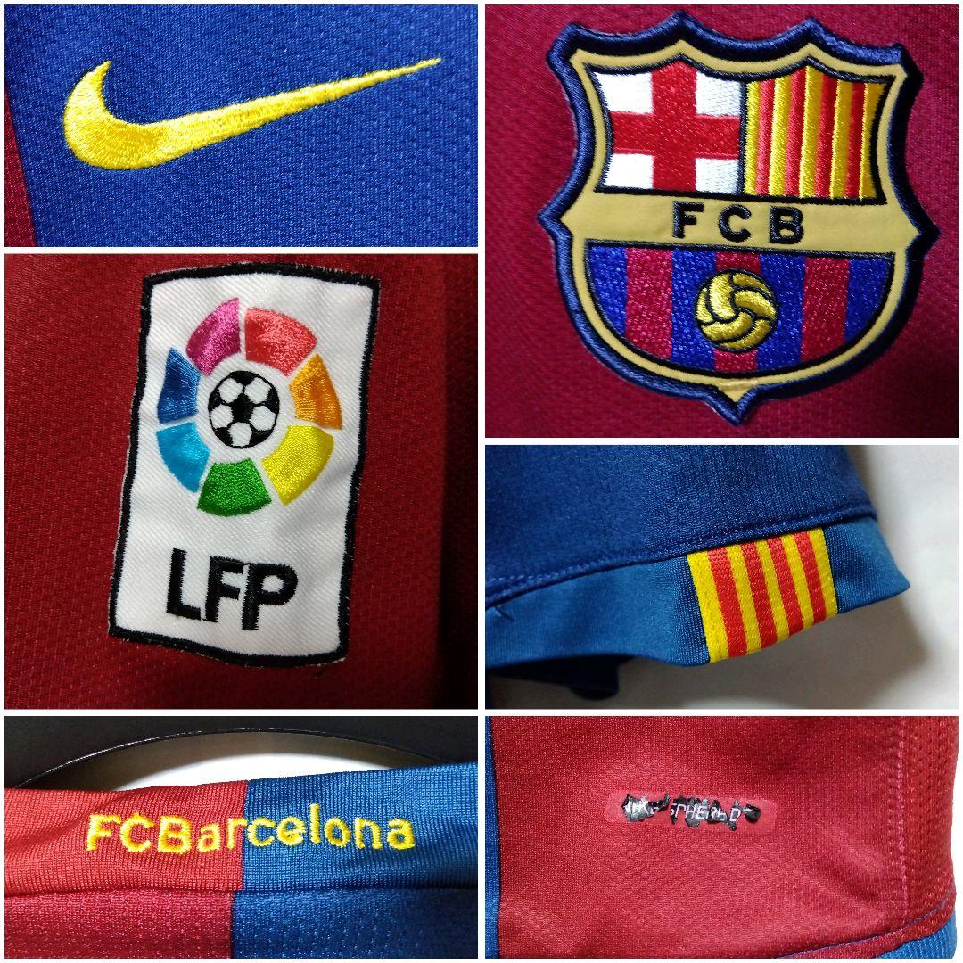 NIKE FCバルセロナ 2006 刺繍 メッシ ロナウジーニョ ゲームシャツ