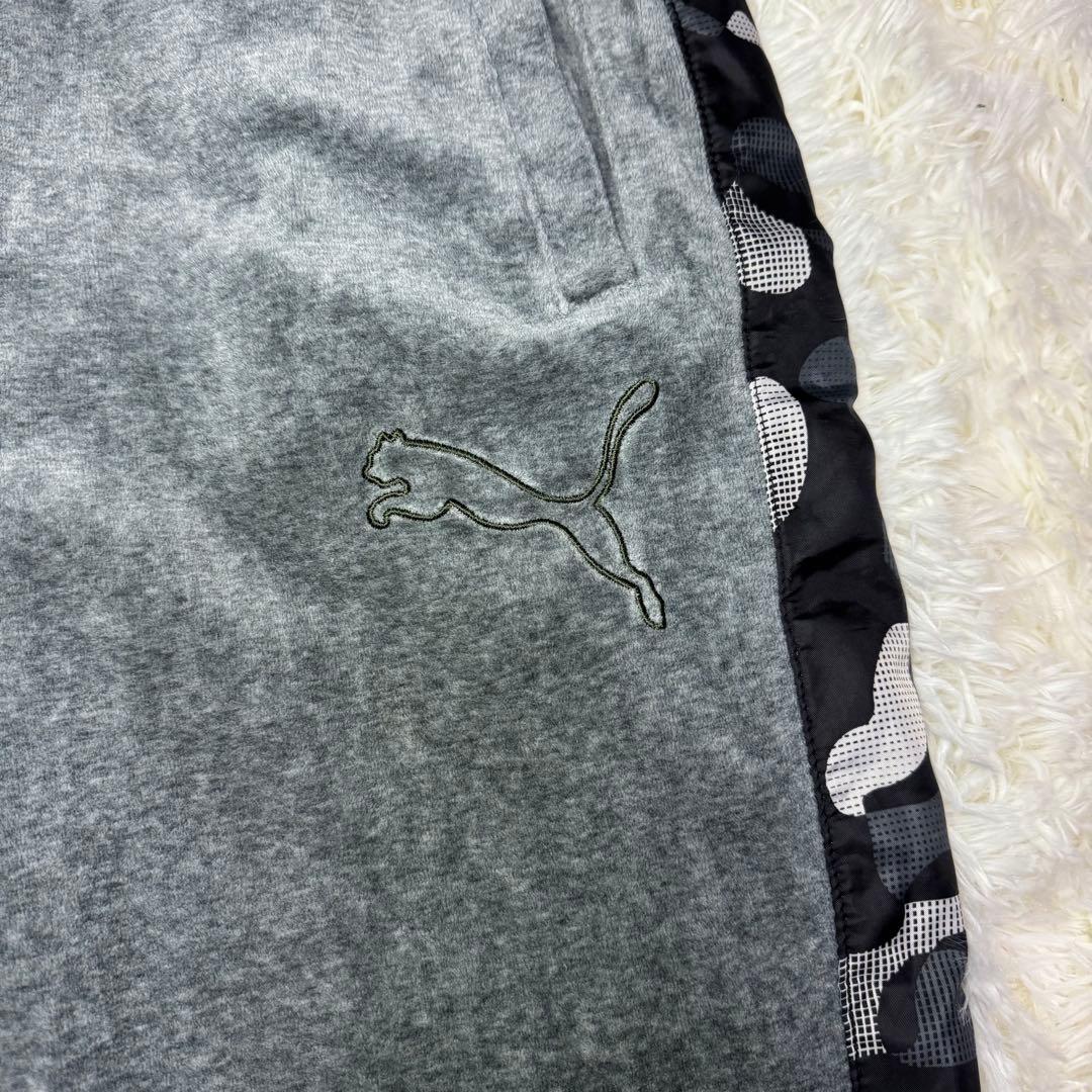 PUMAセットアップ　ベロア素材　Mサイズ　迷彩　カモフラ