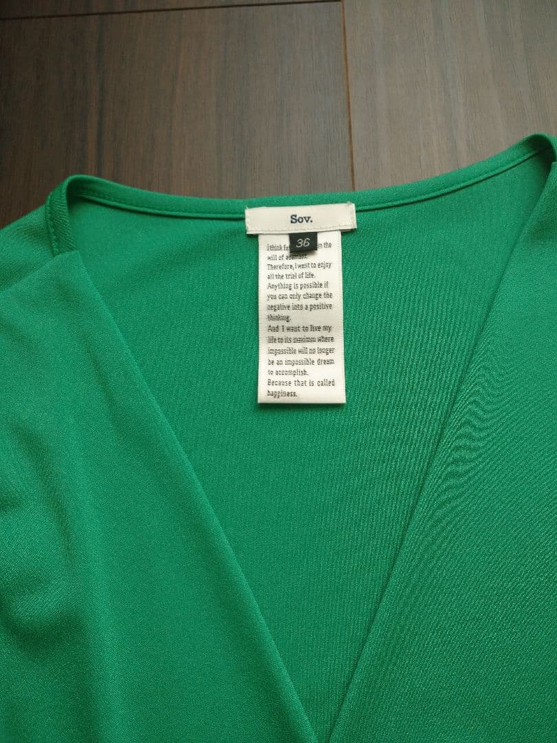 SOV. カシュクールワンピース36