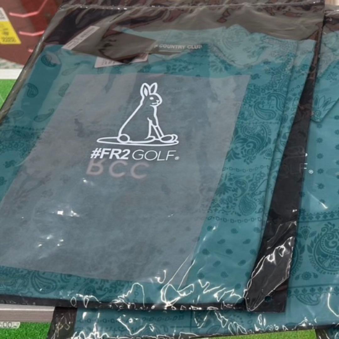 fr2golf 沖縄限定バンダナ柄シャツ　レディース