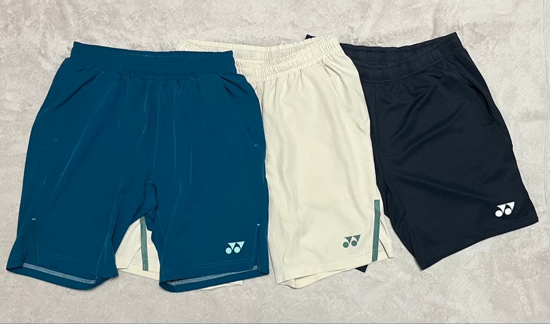 YONEX ニットハーフパンツ 3枚セット