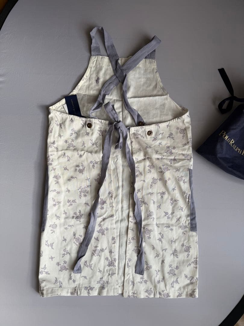 【新品未使用】Ralph Lauren 花柄エプロン タグ袋付き