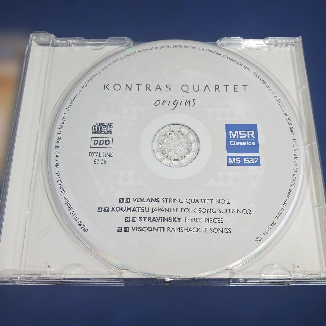 クラシック KONTRAS QUARTET origins CD