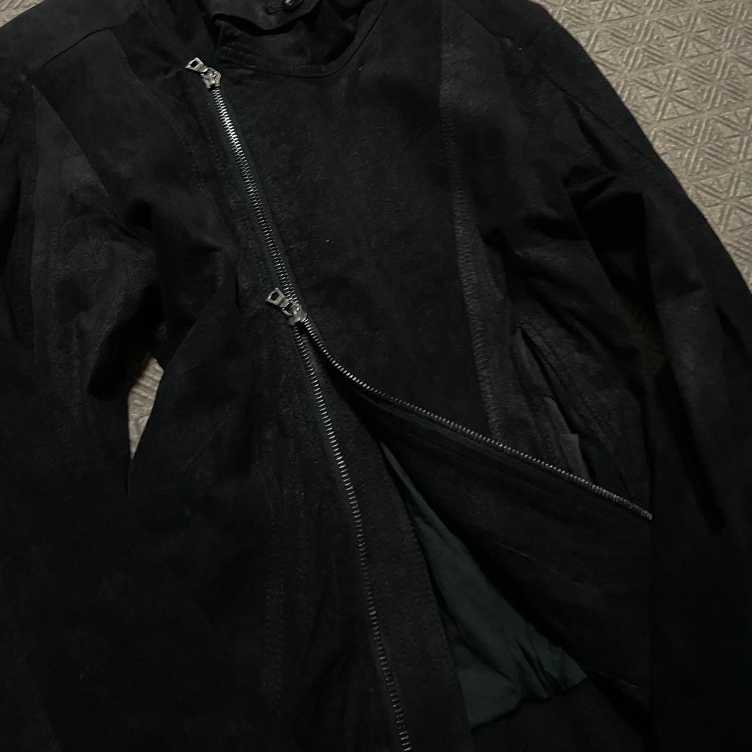 ジャケット・アウター opium darkwear black double zip jacket