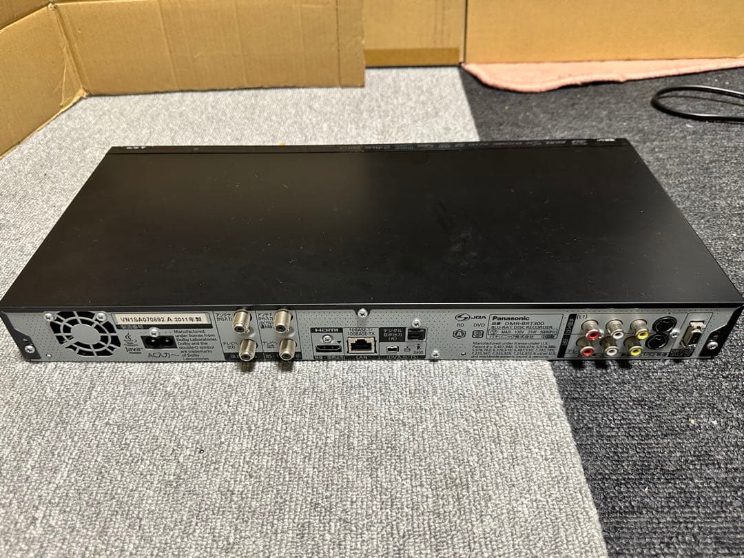 Panasonic パナソニック BDレコーダー DMR-BRT300