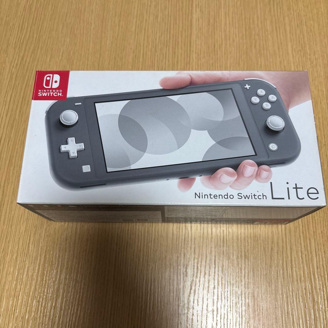 Switchライトグレー本体+ACアダプター+セーフティーガイド（箱付き）
