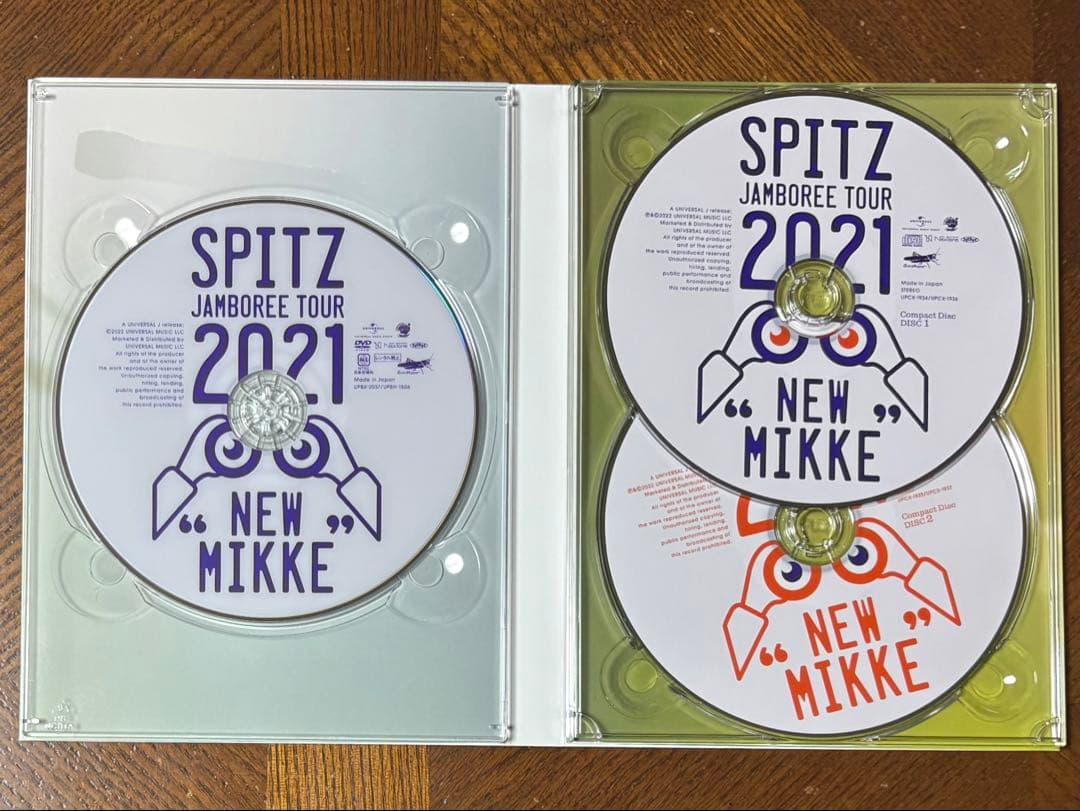 スピッツ/JAMBOREE2021 NEW MIKKE 初回盤　DVD+2CD