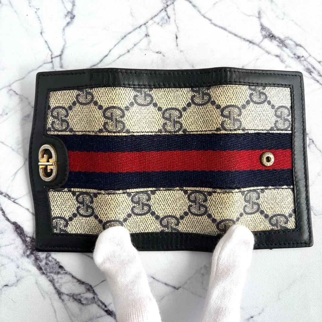 【希少】GUCCI オールドグッチ キーケース GGスプリーム シェリーライン