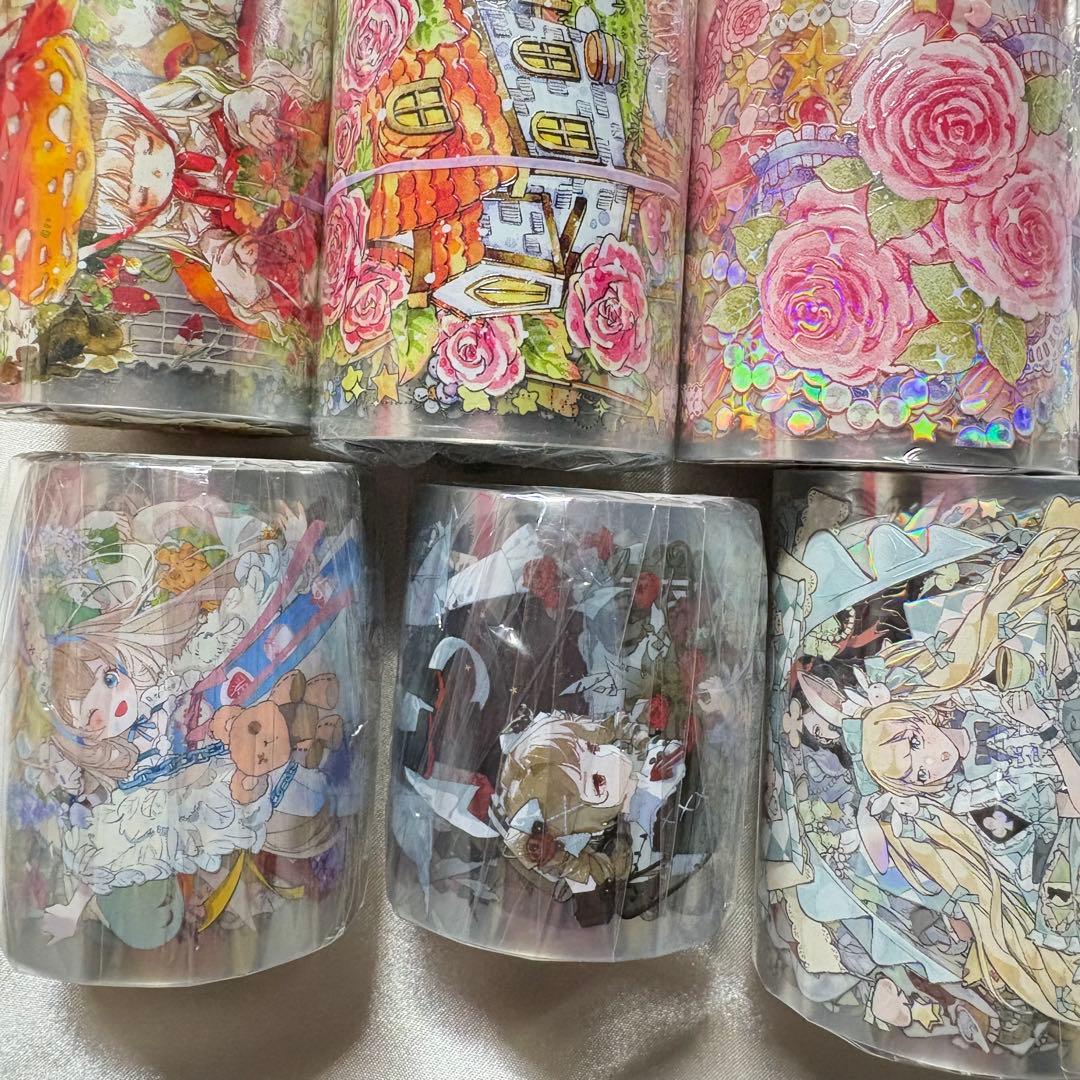 海外マステ　まとめ売り① 10個セット+おまけつき