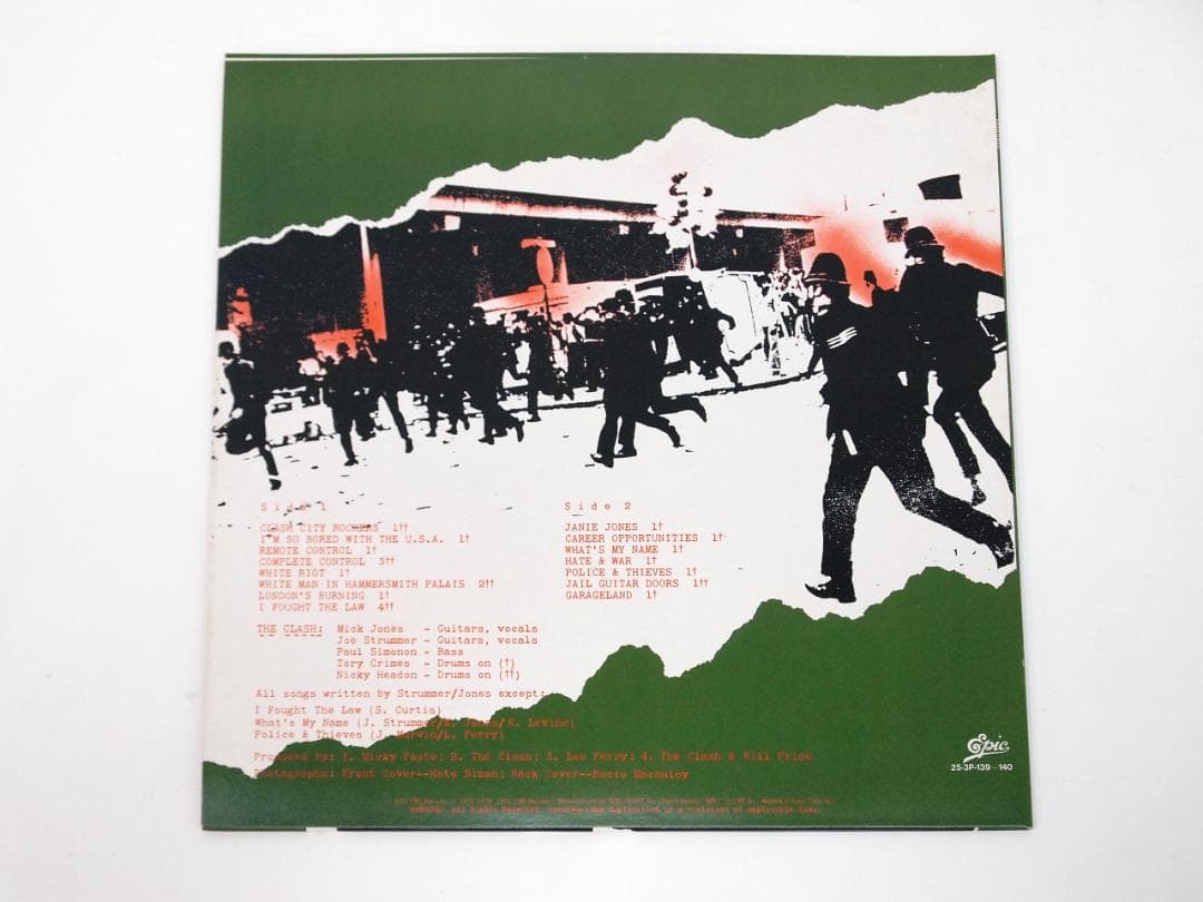 美品！見本盤 プロモ THE CLASH / PEARL HARBOUR '79