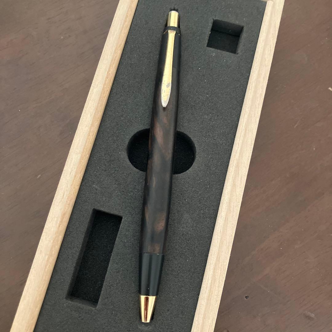 野原工芸 特上黒柿 旧型シャープペンシル ゴールド金具