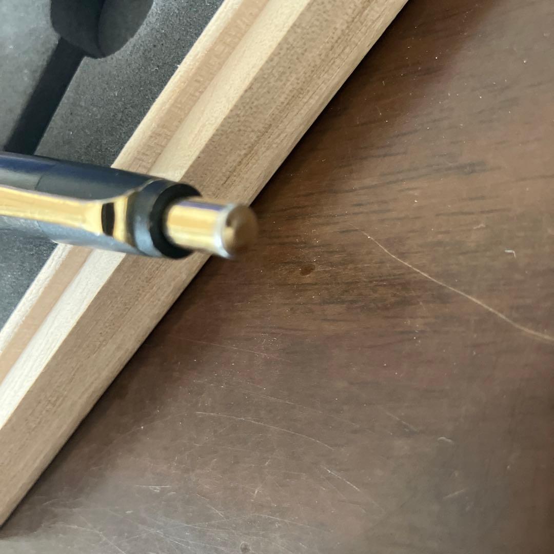 野原工芸 特上黒柿 旧型シャープペンシル ゴールド金具