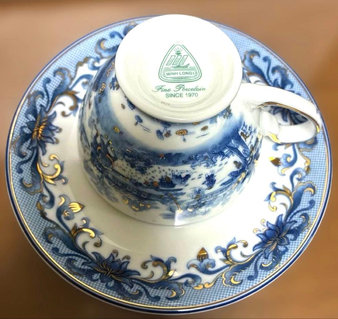 ベトナム高級食器 ミンロン社　MINH LONG I ティーセット